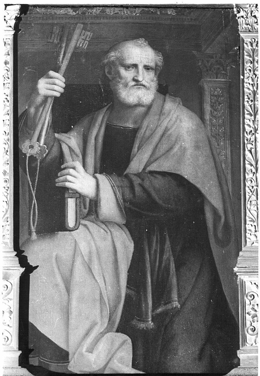 San Pietro (dipinto, elemento d'insieme) di Luini Bernardino (sec. XVI)
