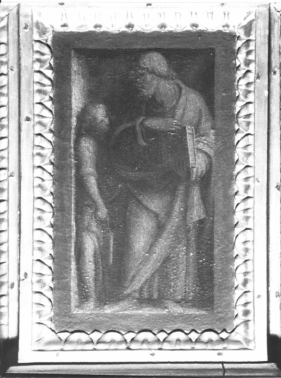 San Matteo Evangelista (dipinto, elemento d'insieme) di Luini Bernardino (sec. XVI)