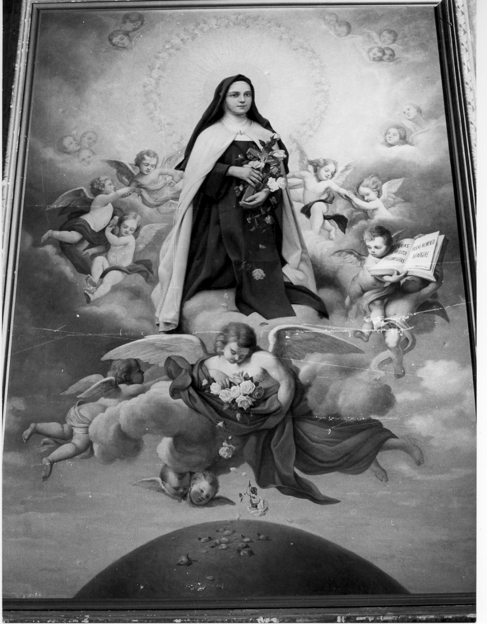 Santa Teresa del Bambino Gesù (dipinto, opera isolata) di Calcagni S (inizio sec. XX)