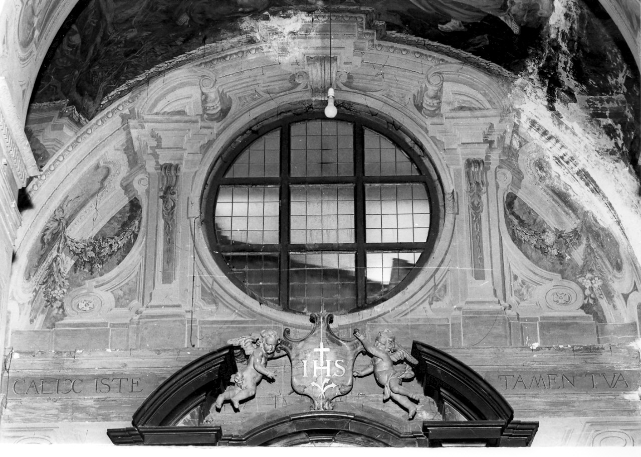 finte architetture (dipinto, elemento d'insieme) di Fumagalli Eliseo (sec. XX)
