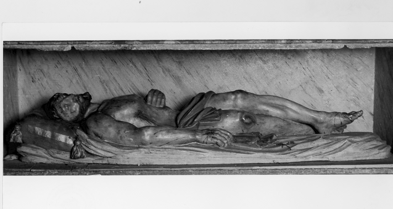 Cristo morto (statua, opera isolata) - bottega lombarda (sec. XVIII)