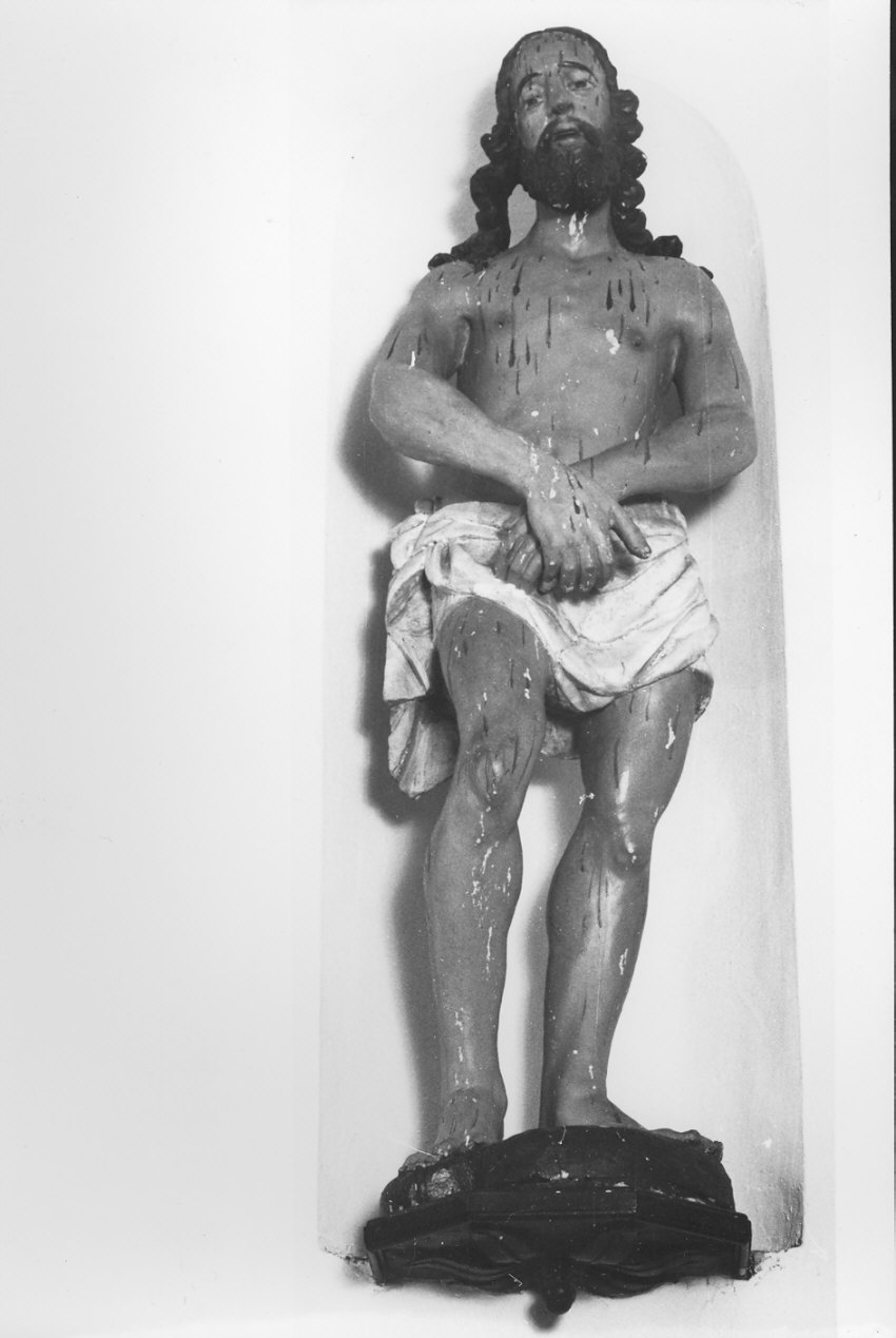 Cristo flagellato (dipinto, opera isolata) - bottega lombarda (sec. XVII)