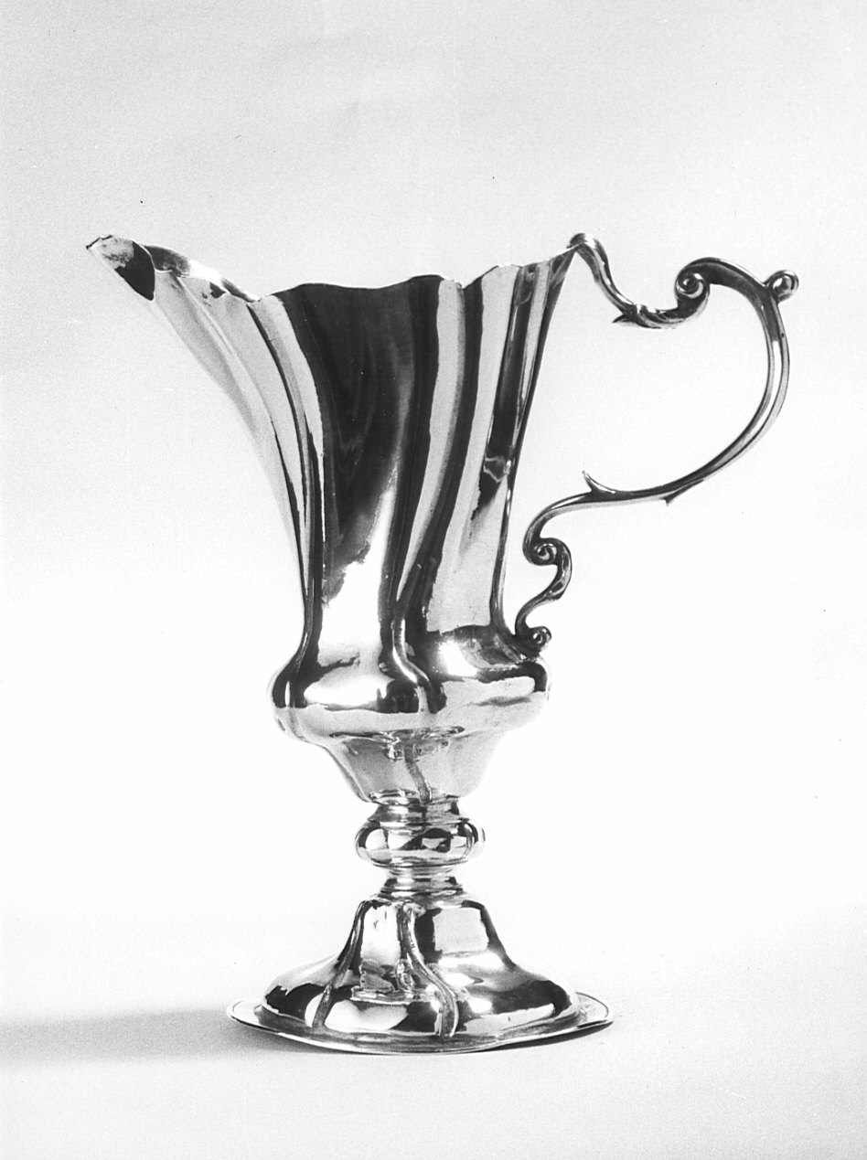 brocca, opera isolata - bottega piemontese (sec. XVIII)