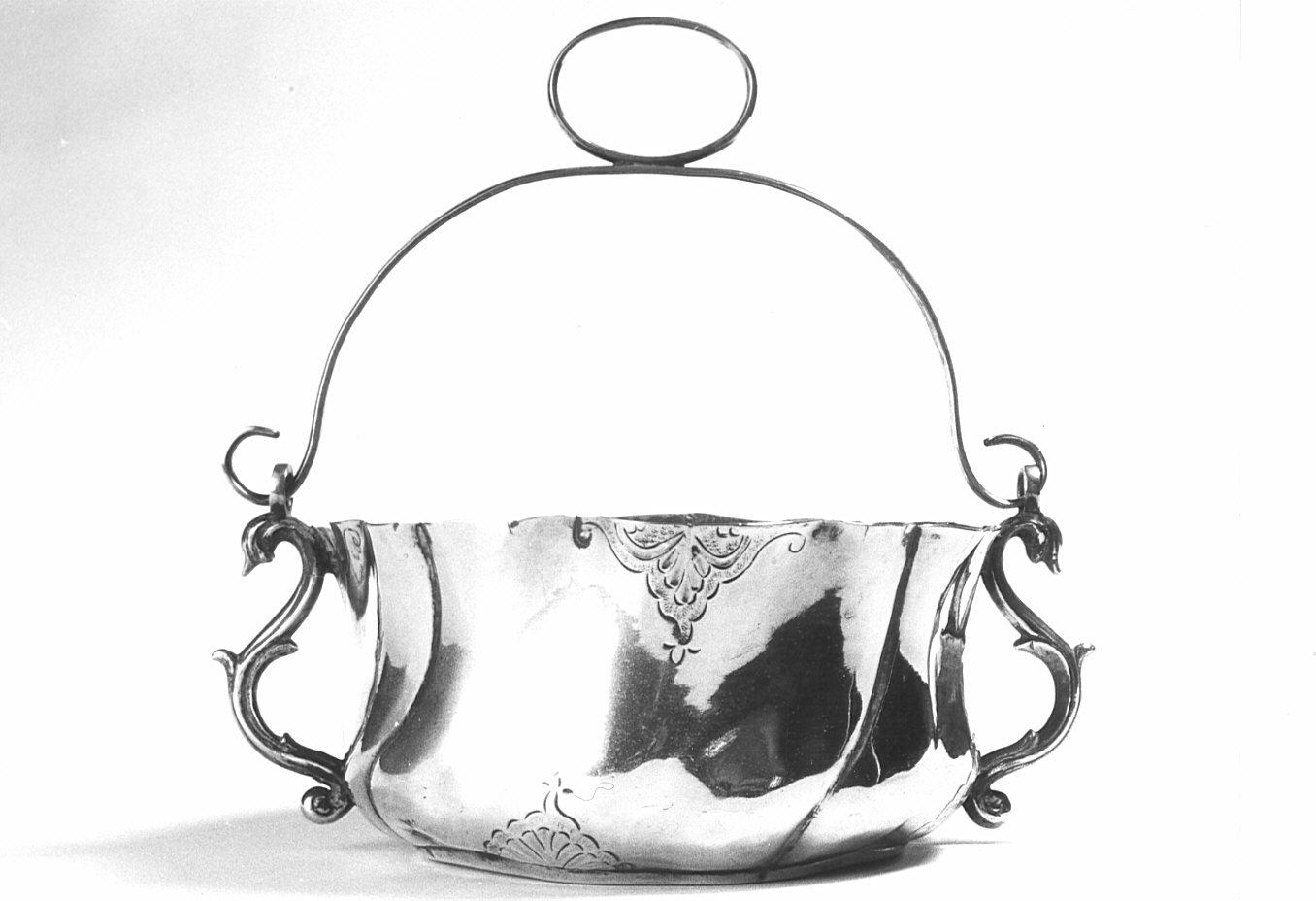 secchiello per l'acqua benedetta, opera isolata - bottega lombarda (metà sec. XIX)