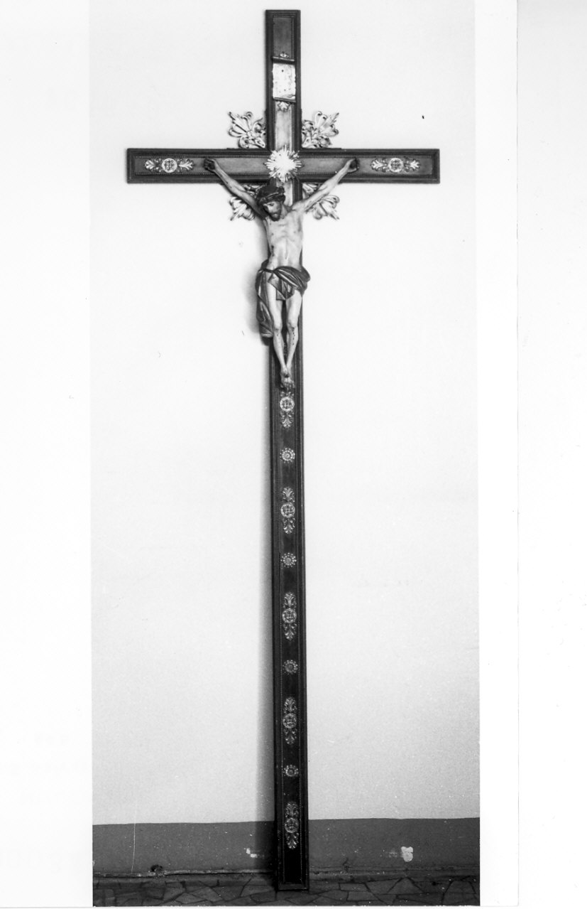 croce processionale, opera isolata - bottega lombarda (prima metà sec. XIX)