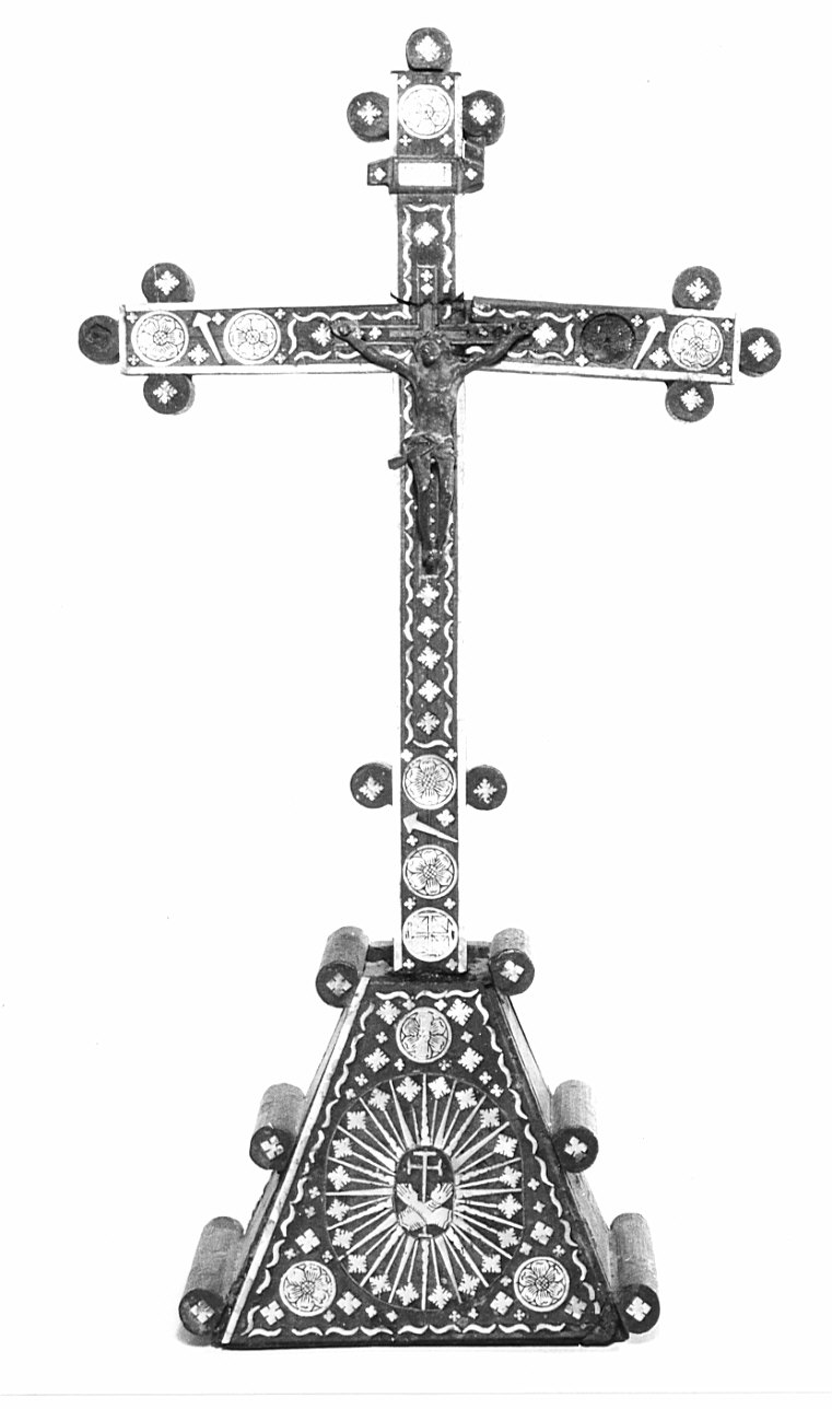 croce, opera isolata - bottega lombarda (sec. XVII)