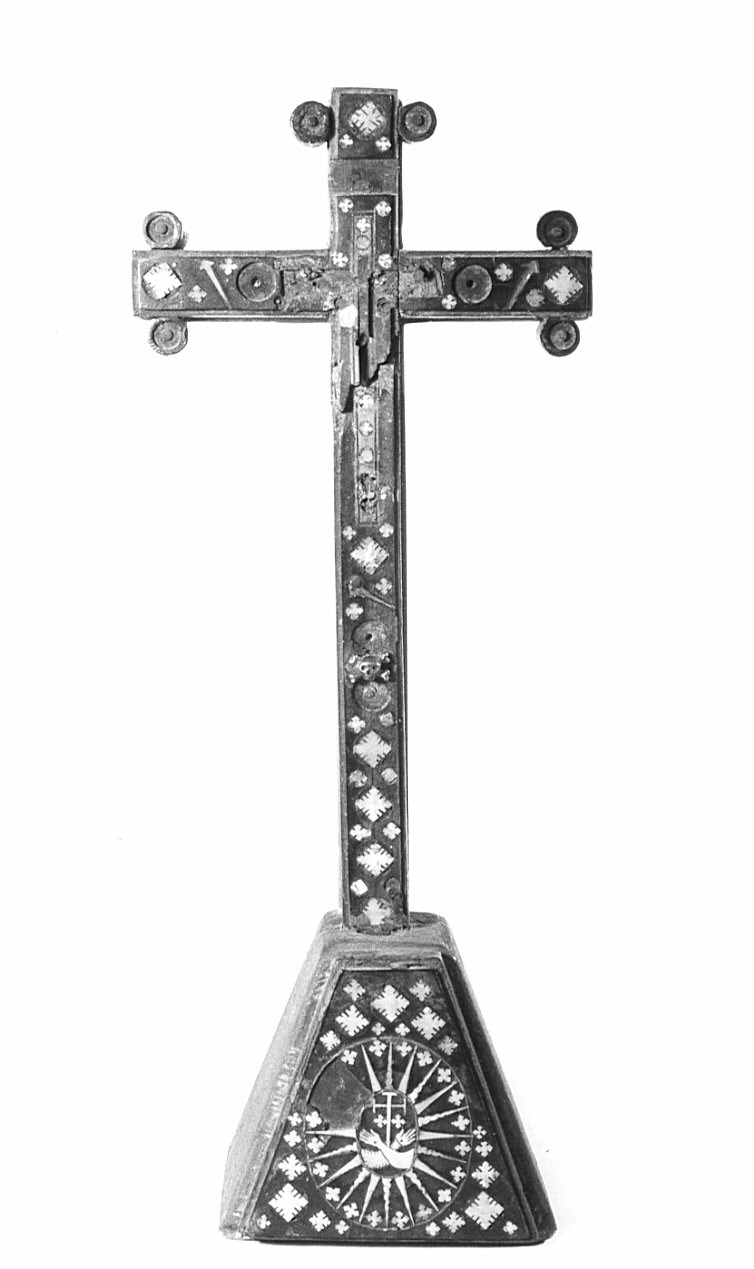 croce, opera isolata - bottega lombarda (sec. XVII)