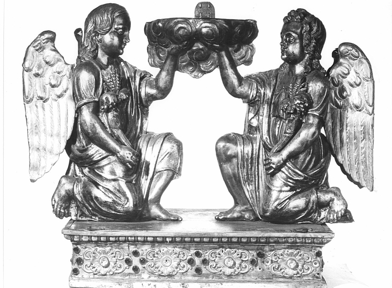 alzata di tabernacolo, opera isolata - bottega lombarda (inizio sec. XIX)