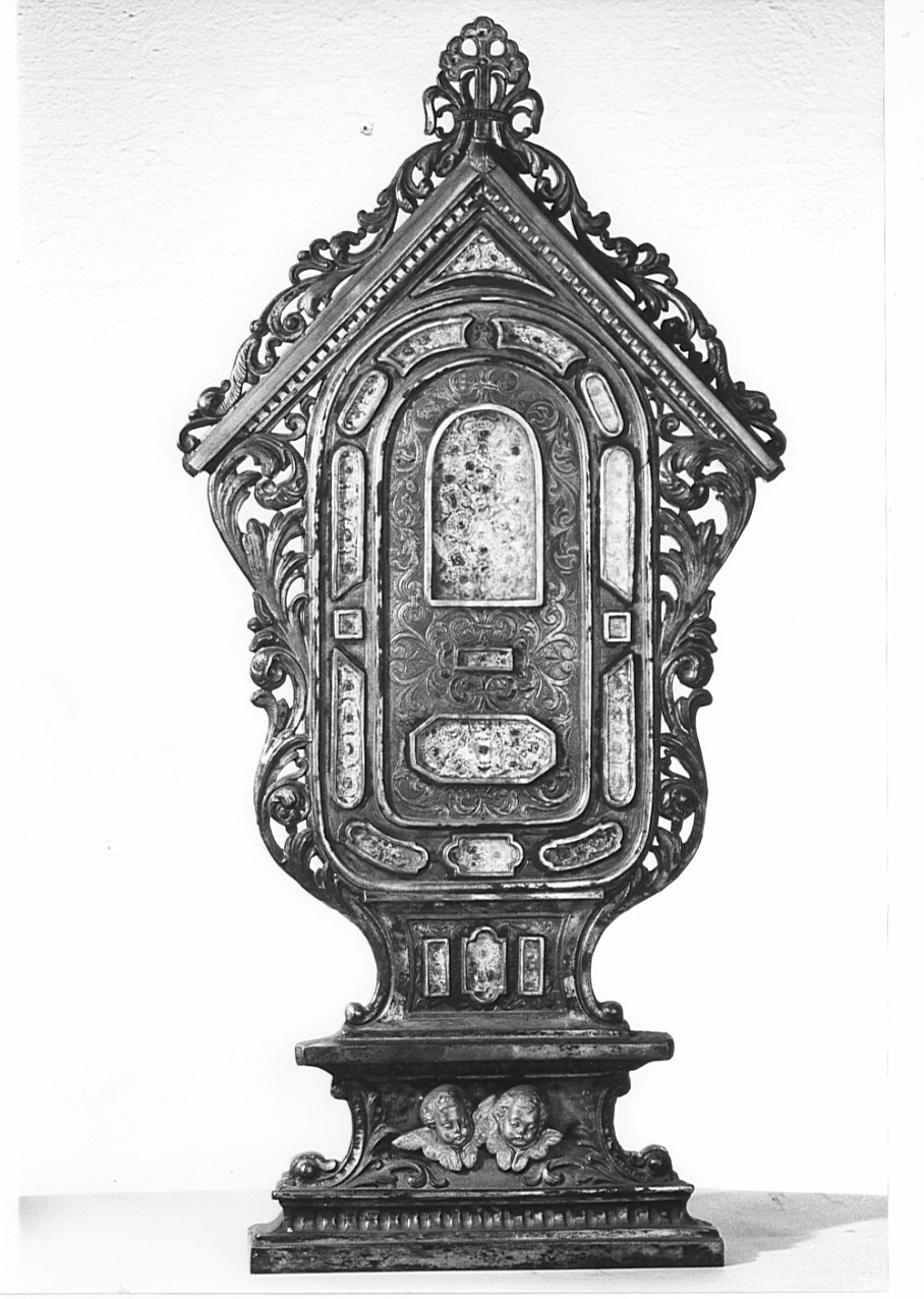 reliquiario, opera isolata - bottega lombarda (secc. XVIII/ XIX)