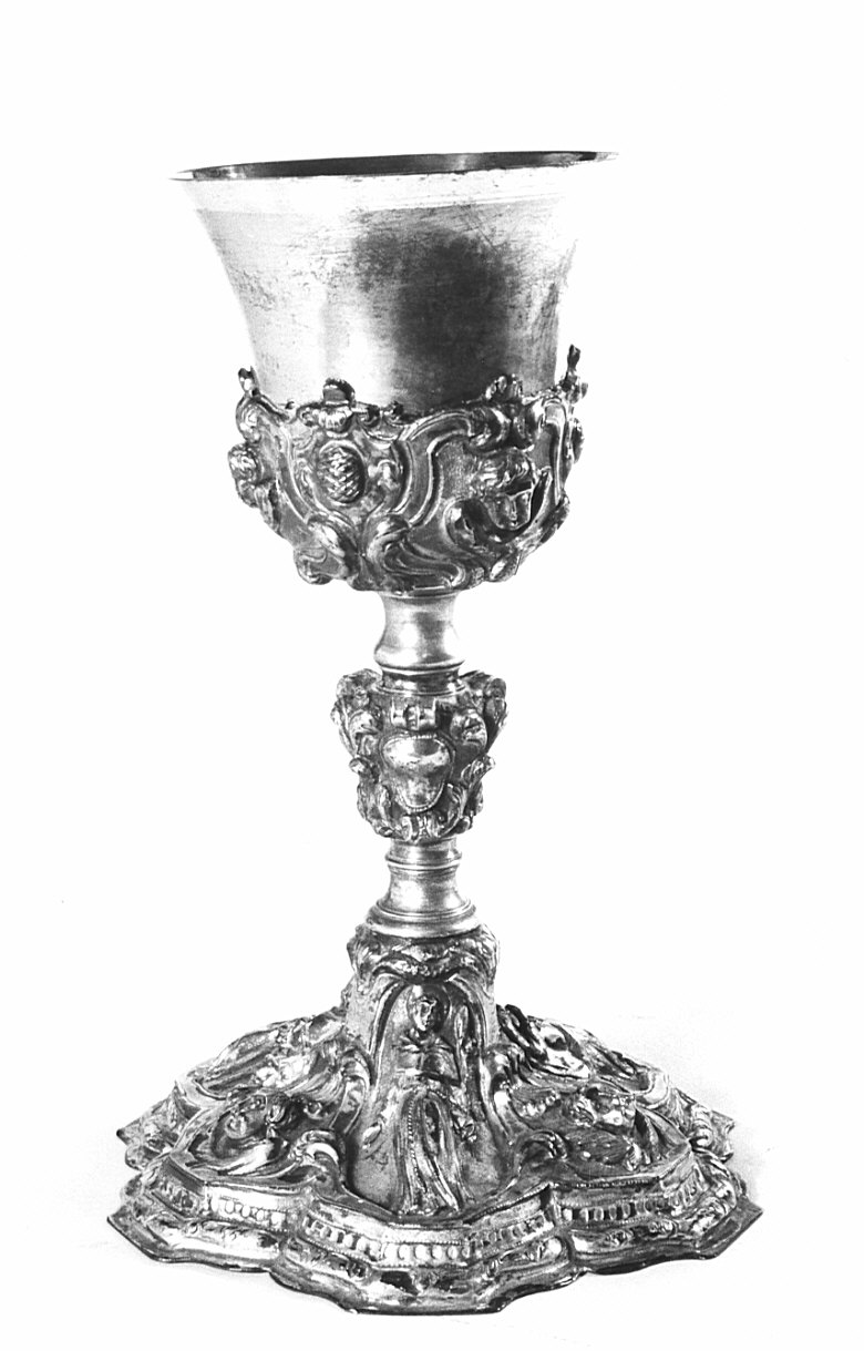 calice, opera isolata - bottega lombarda (sec. XVIII)