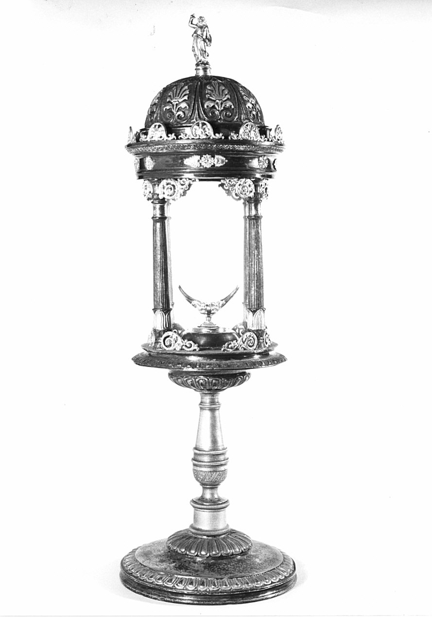ostensorio, opera isolata - bottega lombarda (inizio sec. XIX)