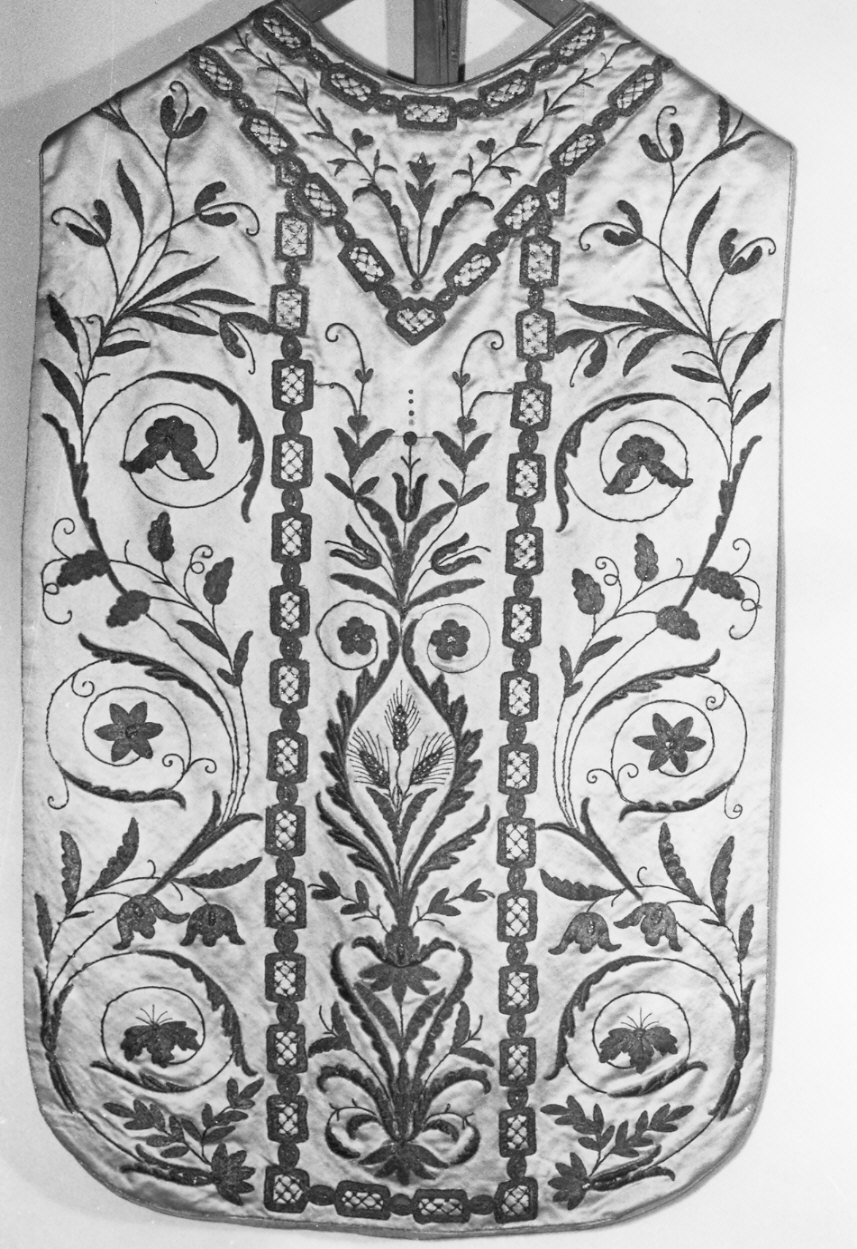 paramento liturgico, insieme - manifattura lombarda (ultimo quarto sec. XIX)