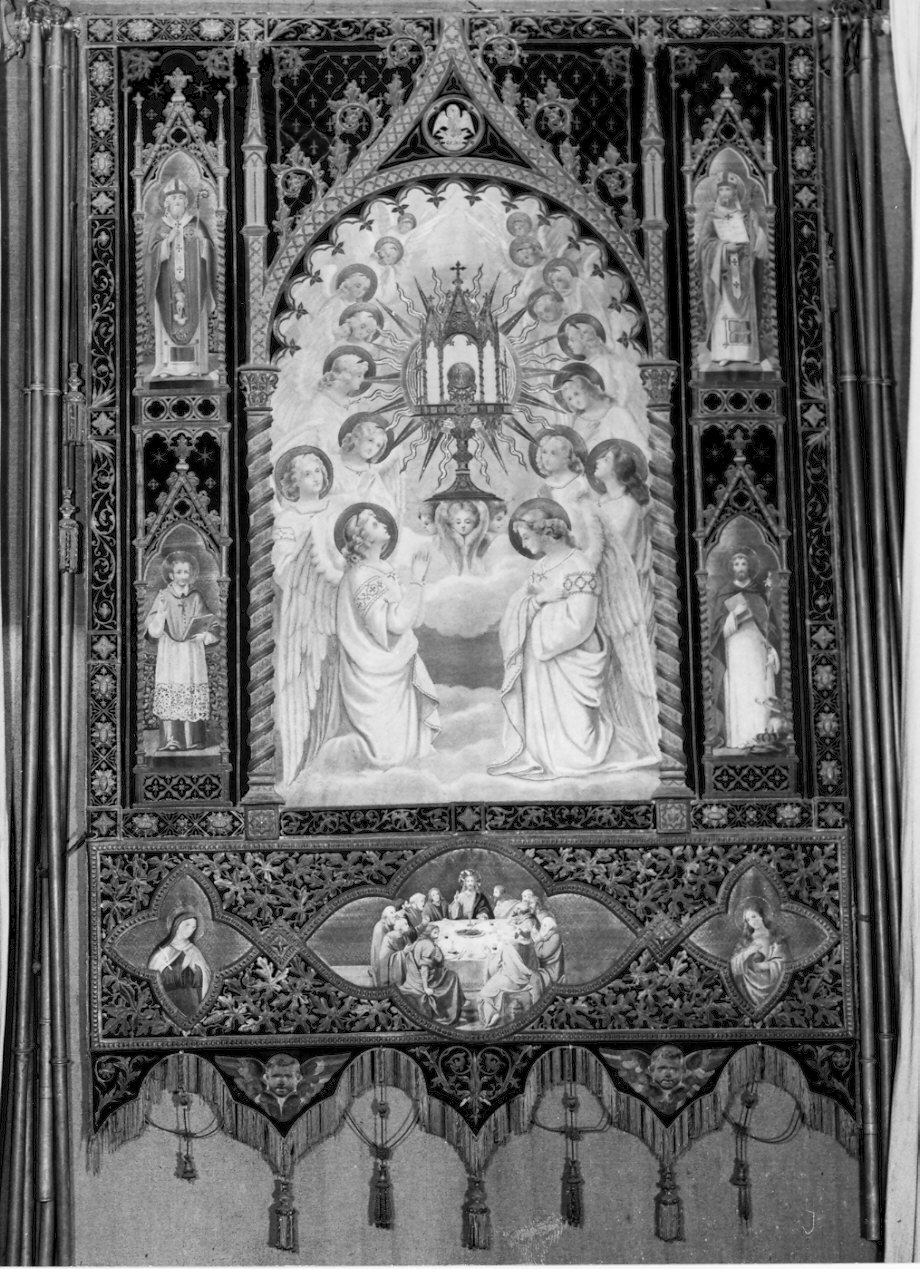 stendardo processionale, opera isolata di Biella Felice (sec. XIX)