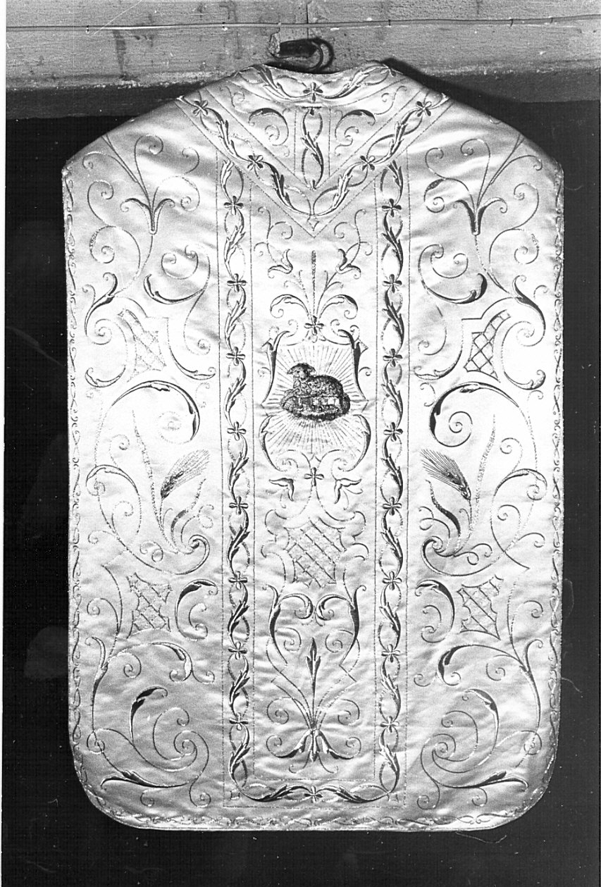 paramento liturgico, insieme - manifattura lombarda (metà sec. XIX)