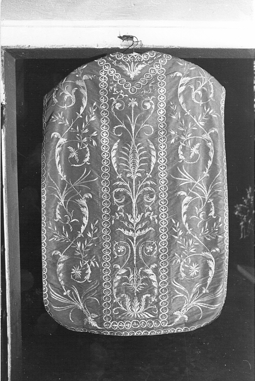 paramento liturgico, insieme - manifattura lombarda (metà sec. XIX)