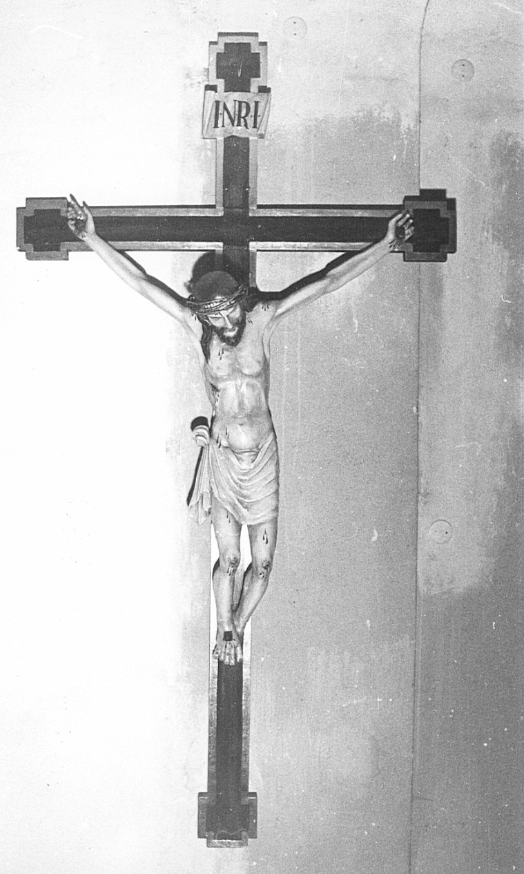 crocifisso, opera isolata - bottega lombarda (fine/inizio secc. XIX/ XX)