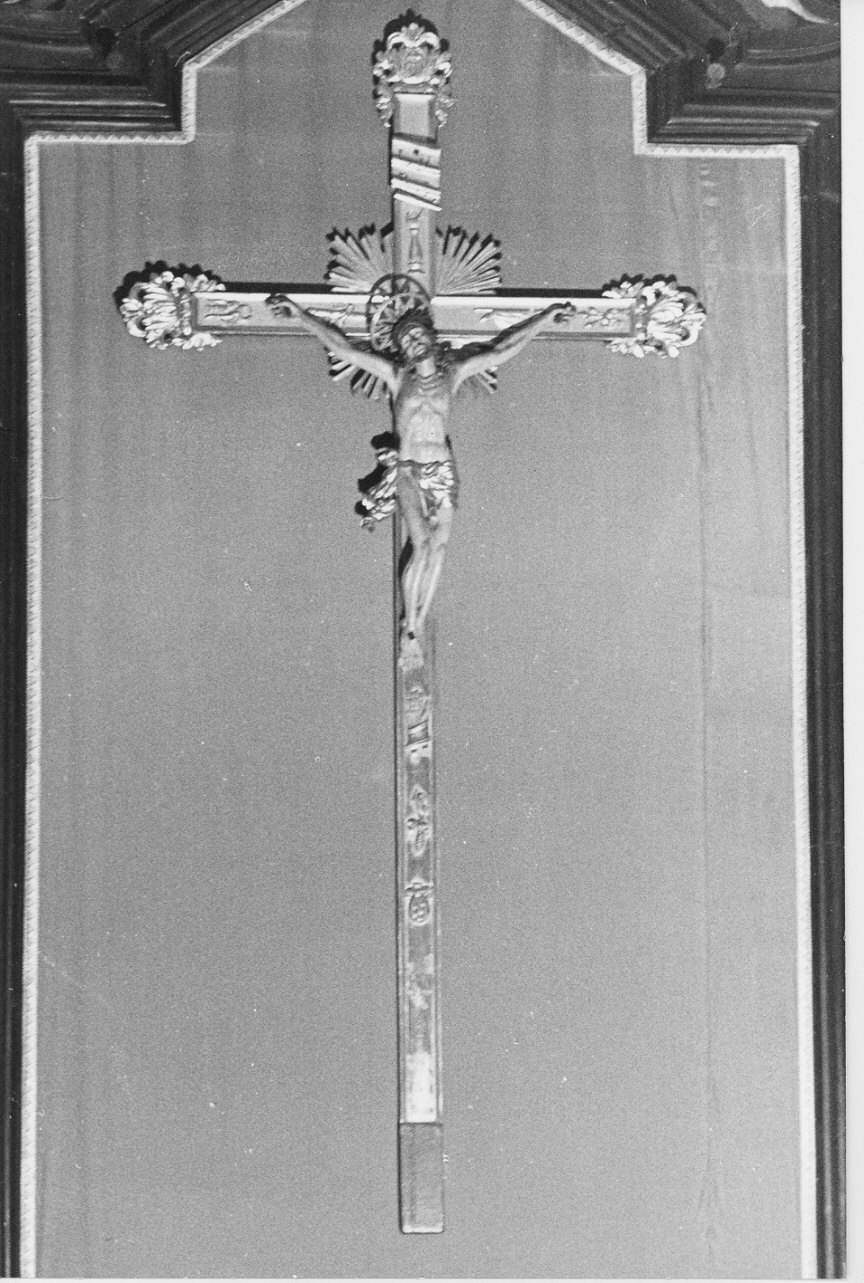 crocifisso, opera isolata - bottega lombarda (fine/inizio secc. XVIII/ XIX)