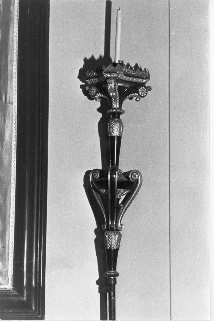 candelabro portatile, coppia - bottega lombarda (sec. XVIII)