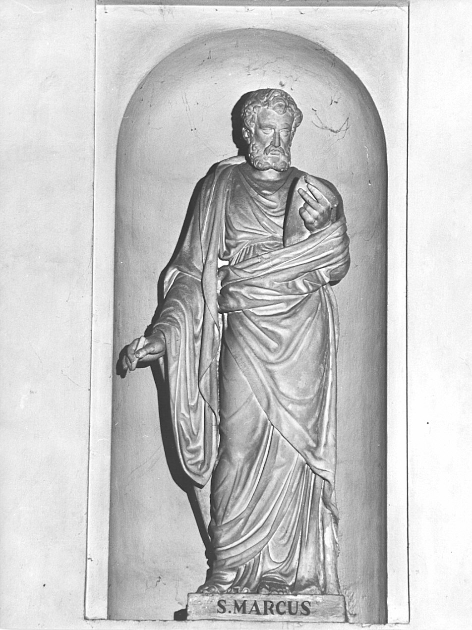 San Gregorio Magno (statua, elemento d'insieme) di Cacciatori Benedetto (sec. XIX)