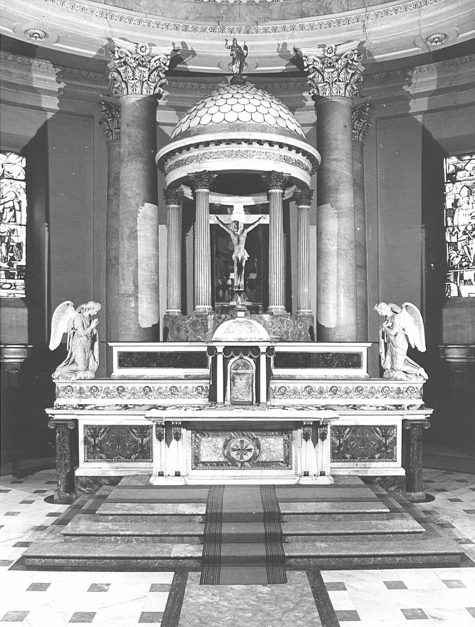 altare maggiore, opera isolata - bottega lombarda (inizio sec. XIX)