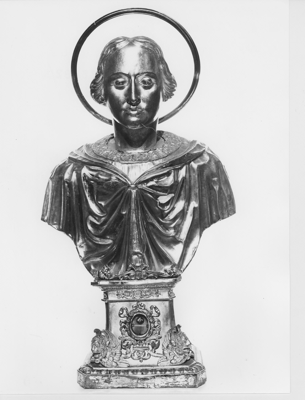 reliquiario - a statua, opera isolata - bottega lombarda (sec. XIX)