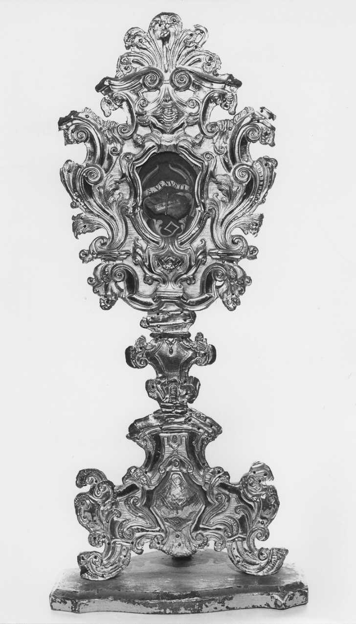 reliquiario - a ostensorio, opera isolata - bottega lombarda (sec. XVIII)