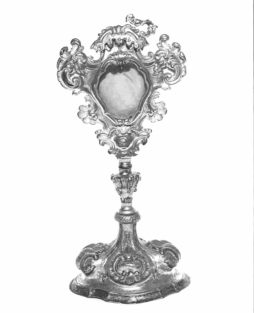 reliquiario - a ostensorio, opera isolata - bottega lombarda (sec. XVIII)