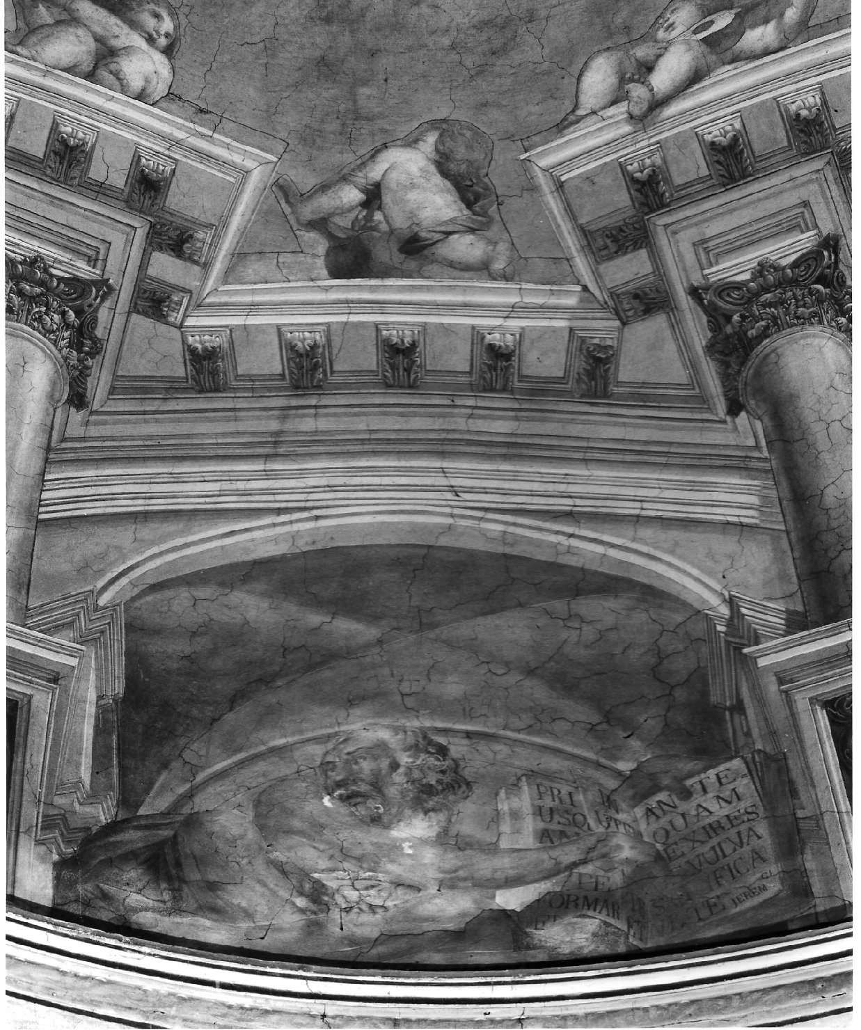 Geremia (dipinto, elemento d'insieme) di Airaghi Leonardo (attribuito) - ambito lombardo (ultimo quarto sec. XVII, sec. XIX)