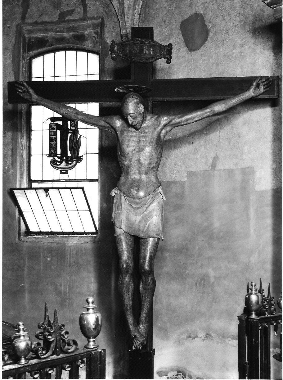 Cristo crocifisso (crocifisso, opera isolata) di Garzoni Paolo (attribuito) (sec. XVI)