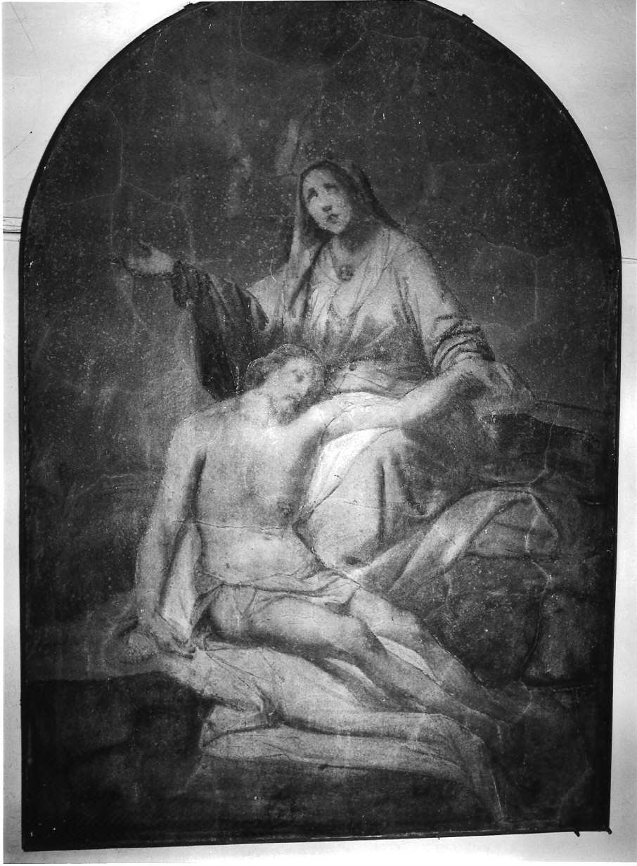 Pietà (dipinto, opera isolata) di Valtorta Giovanni (sec. XIX)