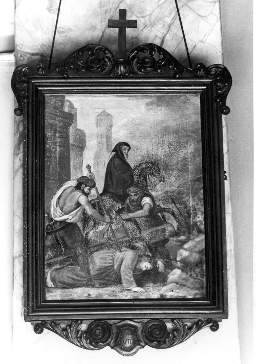 stazioni della via crucis (dipinto, ciclo) - ambito lombardo (secc. XIX/ XX)