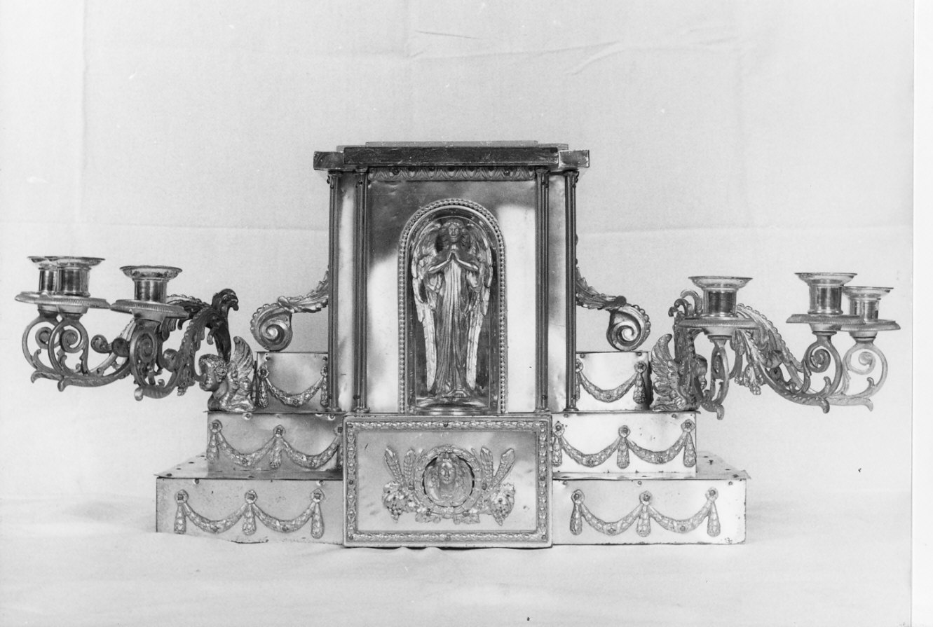 tronetto per esposizione eucaristica, opera isolata - bottega lombarda (sec. XX)