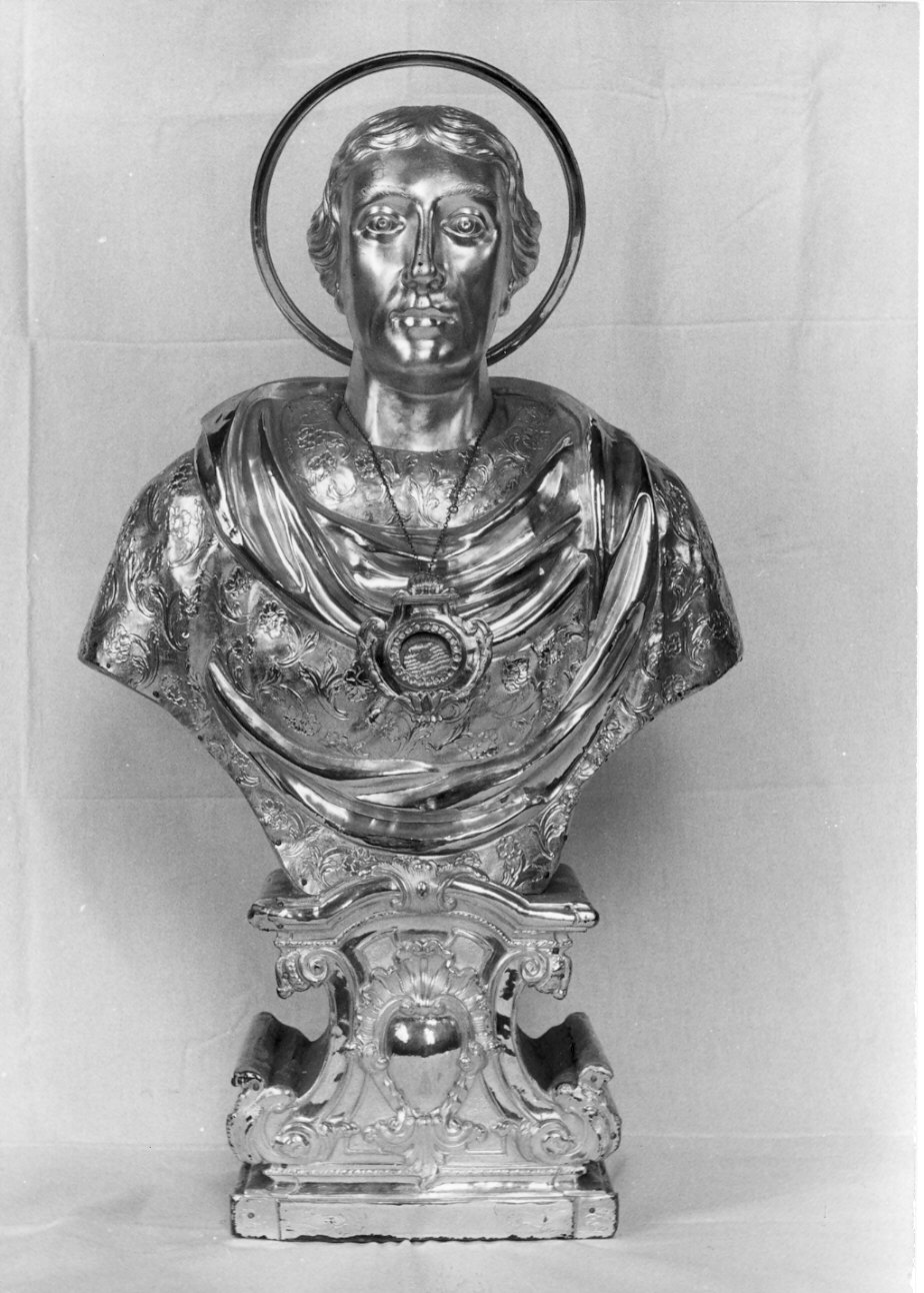 Sant'Agata (reliquiario - a busto, opera isolata) - bottega lombarda (secc. XVIII/ XIX)