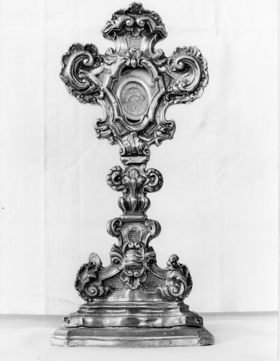 reliquiario - a ostensorio, opera isolata - bottega lombarda (sec. XVIII)