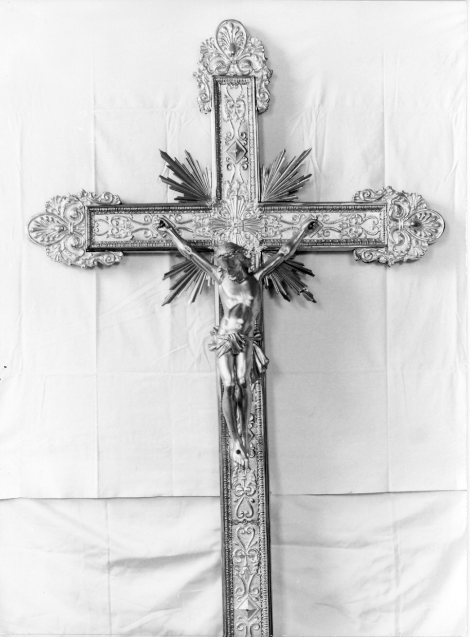 croce processionale, opera isolata - bottega lombarda (sec. XIX)