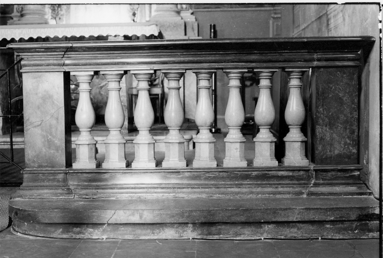 balaustrata, opera isolata - bottega Italia settentrionale (sec. XIX)