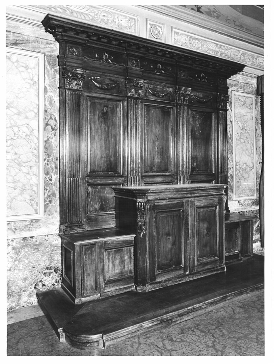 pancale da chiesa, opera isolata - bottega lombarda (seconda metà sec. XIX)