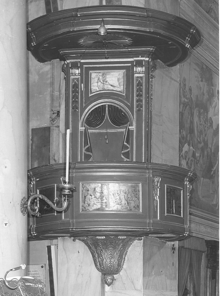 pulpito, complesso decorativo di Bisi T (seconda metà sec. XIX)