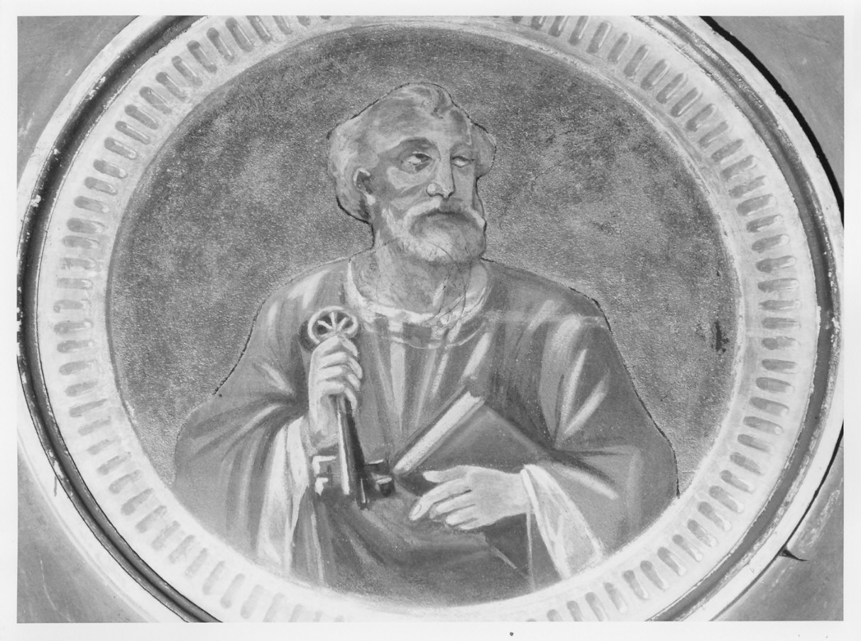 San Pietro (dipinto, elemento d'insieme) di De Cozzi Fassi Felice (sec. XX)