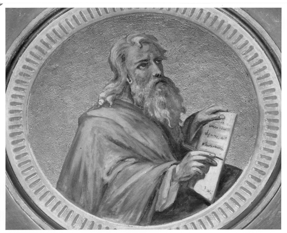 San Girolamo (?) (dipinto, elemento d'insieme) di De Cozzi Fassi Felice (sec. XX)