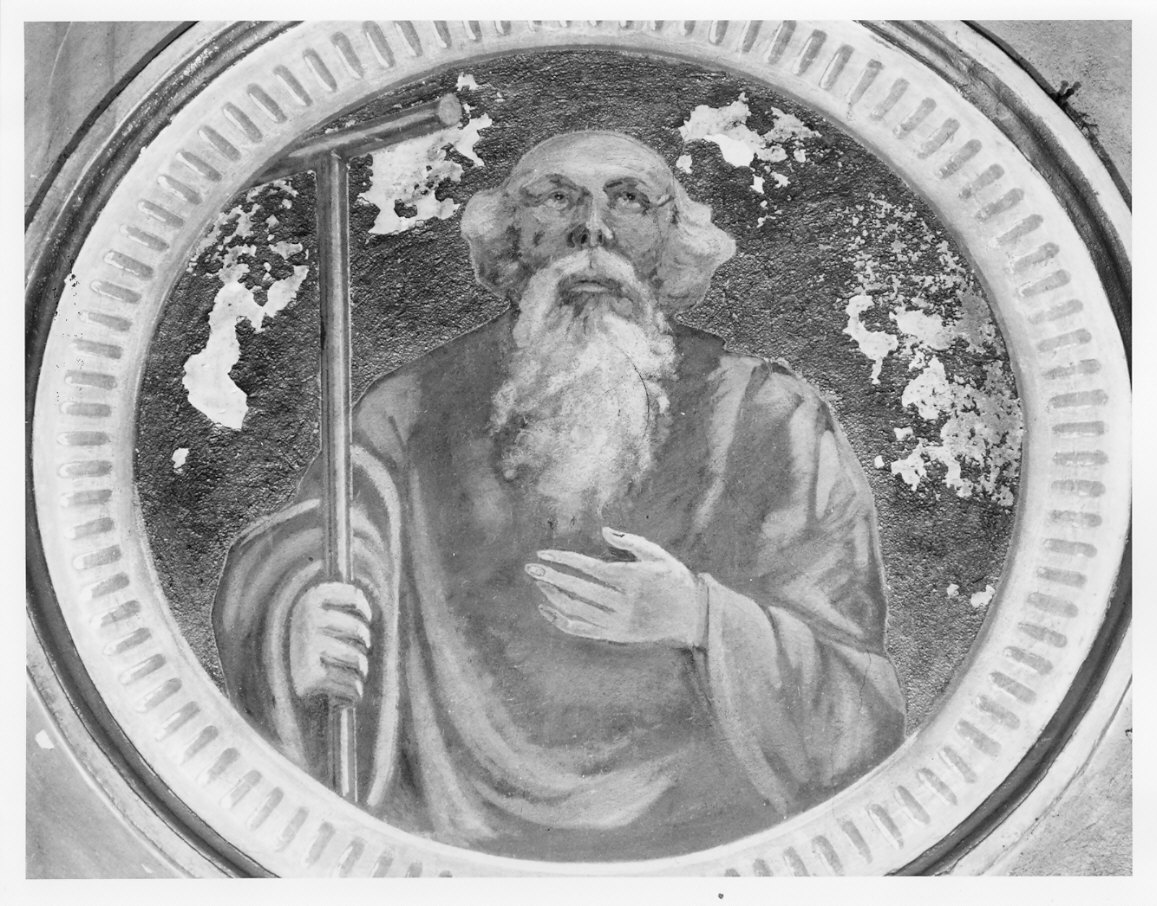 Sant'Antonio Abate (dipinto, elemento d'insieme) di De Cozzi Fassi Felice (sec. XX)