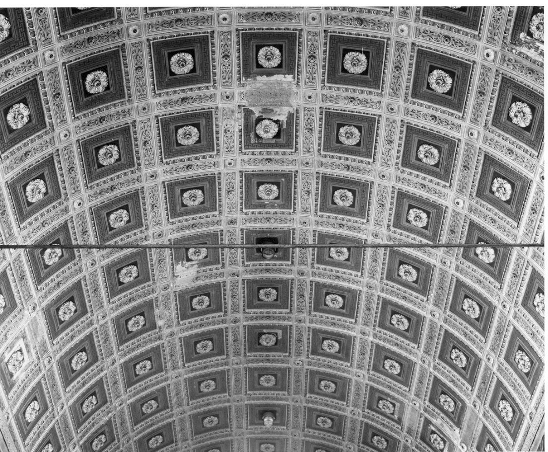 soffitto a cassettoni, opera isolata - bottega lombarda (seconda metà sec. XIX)