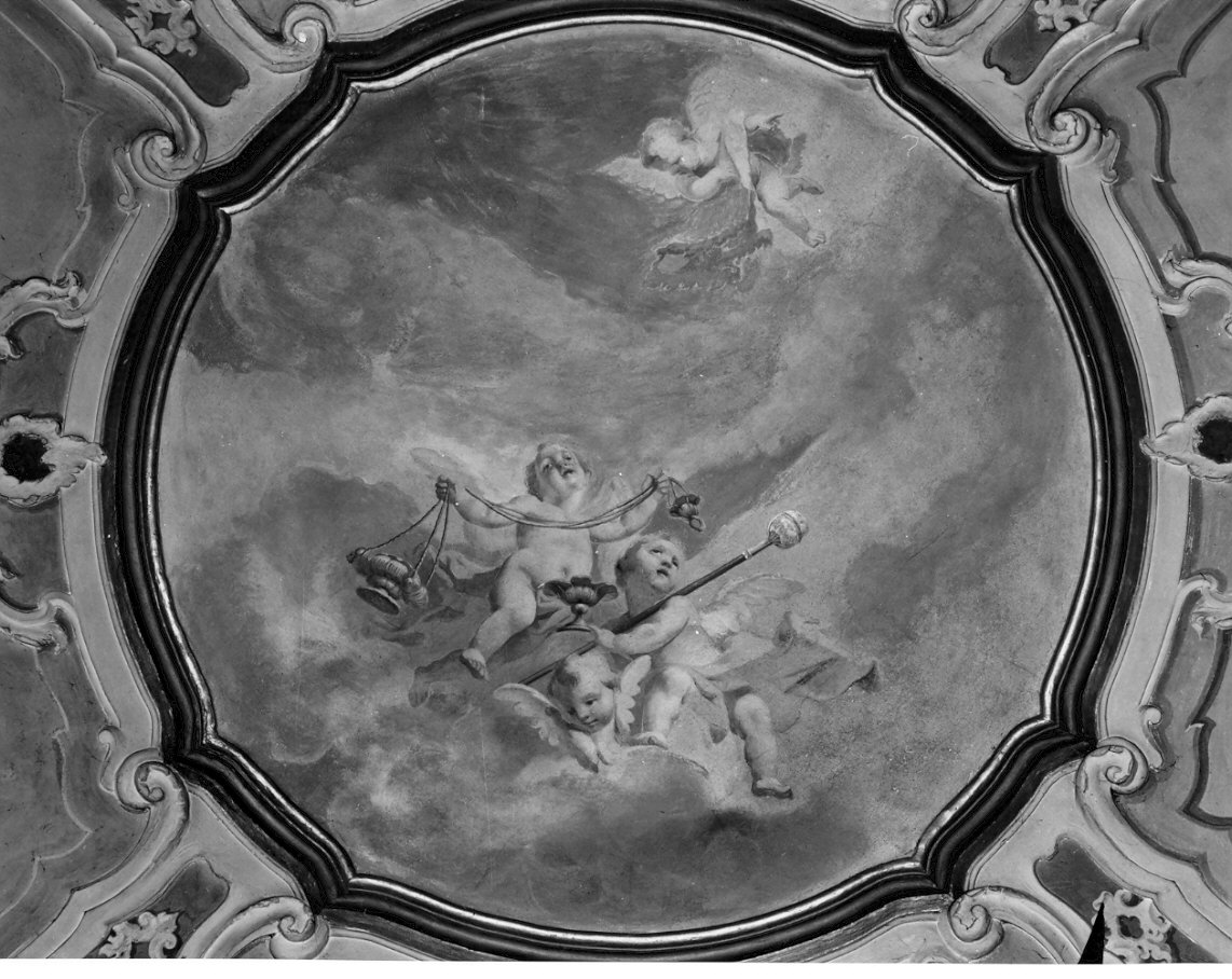 angeli (dipinto, opera isolata) - ambito lombardo (inizio sec. XIX)