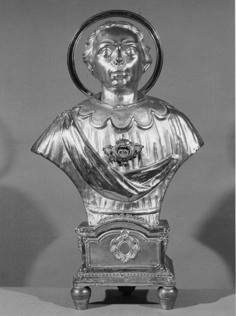 reliquiario - a busto, opera isolata - bottega lombarda (prima metà sec. XIX)