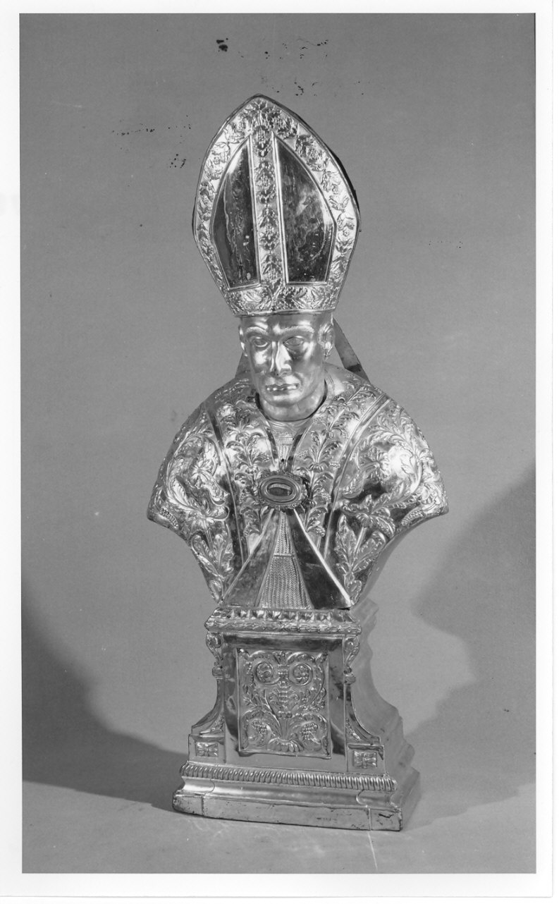 reliquiario - a busto, opera isolata - bottega lombarda (sec. XIX)