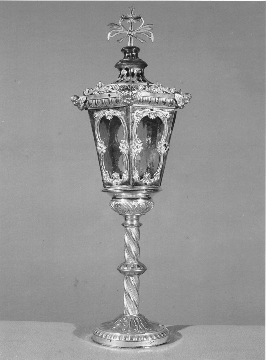 lanterna, opera isolata - bottega lombarda (seconda metà sec. XIX)