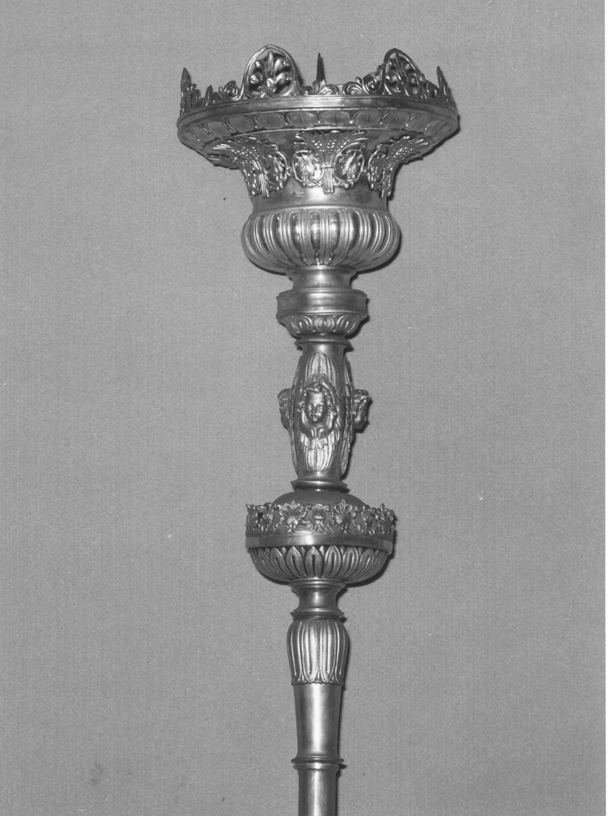 cero processionale, opera isolata - bottega lombarda (sec. XIX)