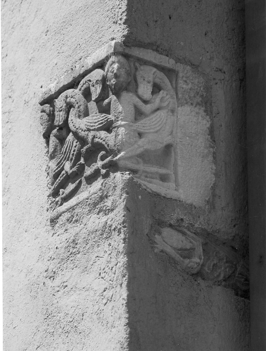 rilievo, frammento - bottega lombarda (secc. XVII/ XVIII)