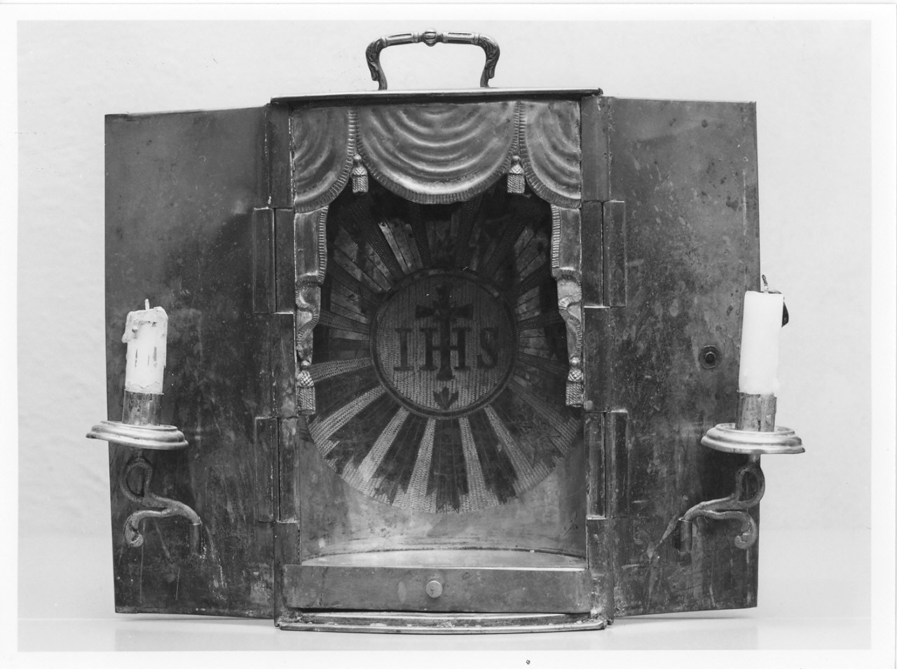 altare portatile, opera isolata - bottega lombarda (sec. XVIII)