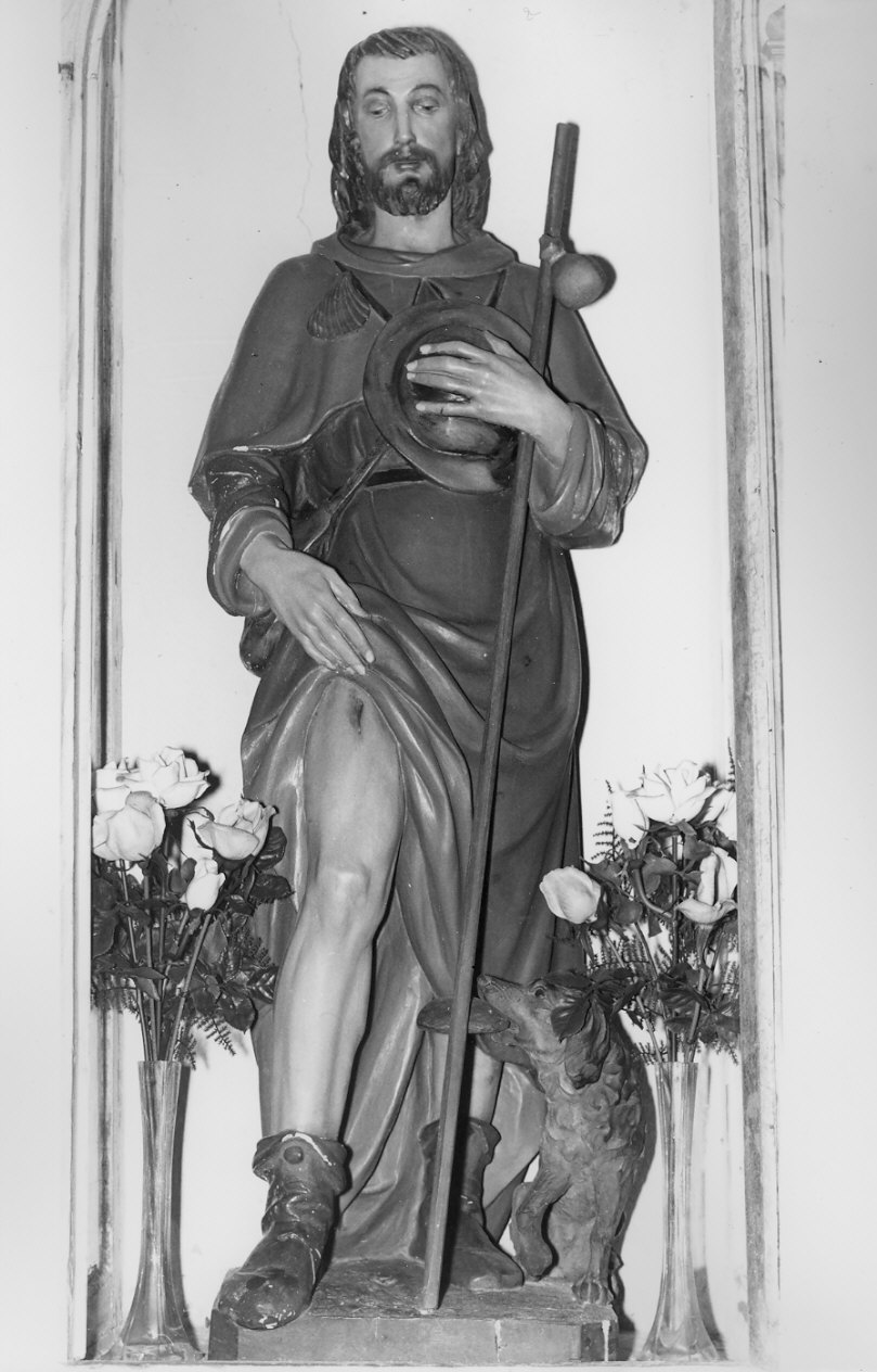 San Rocco (statua, opera isolata) - bottega lombarda (sec. XX)